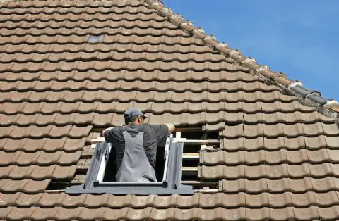 Pose de velux au Barp